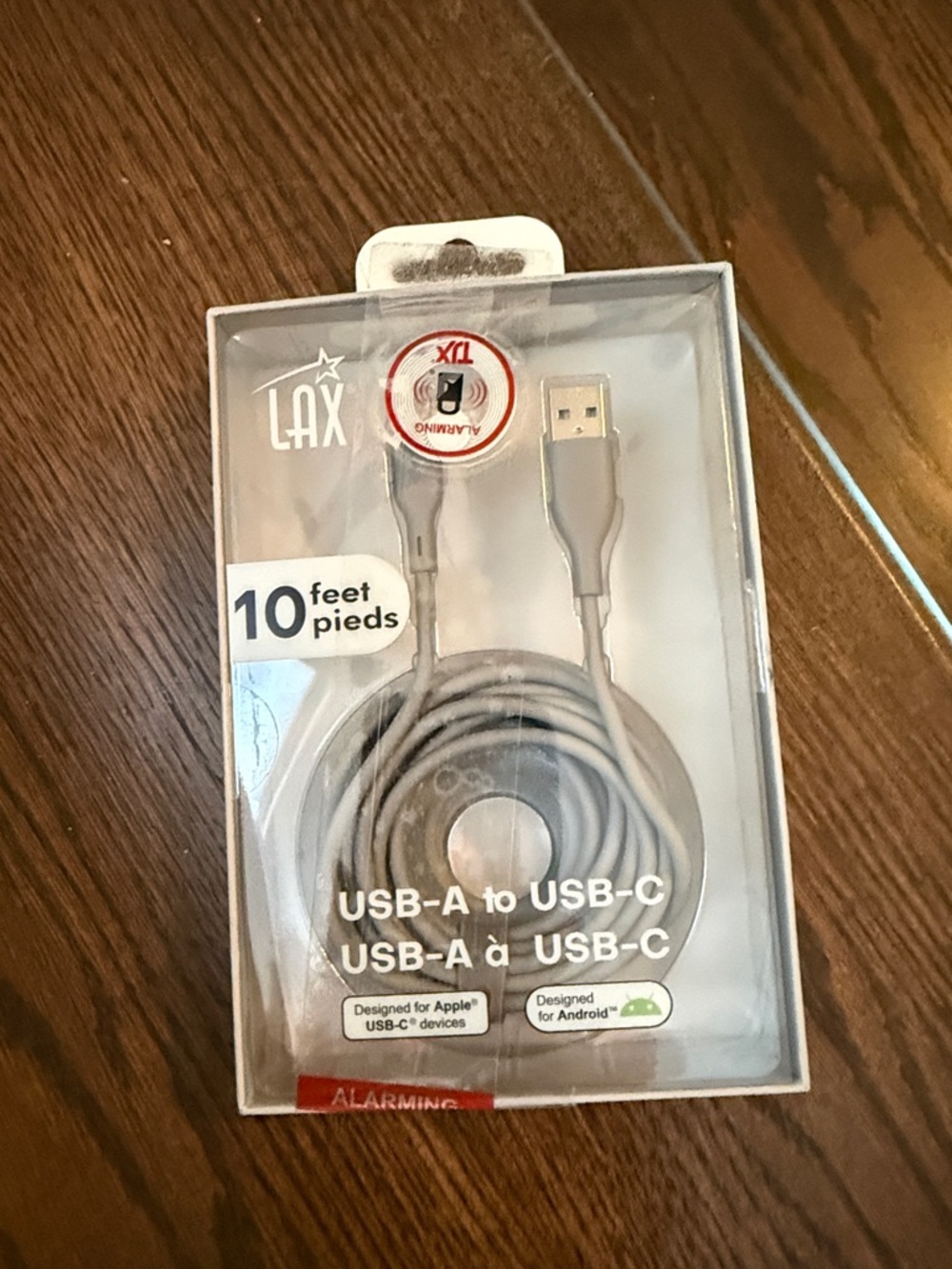 10ft USB-A to USB-C Charging & Data Cable — NEW